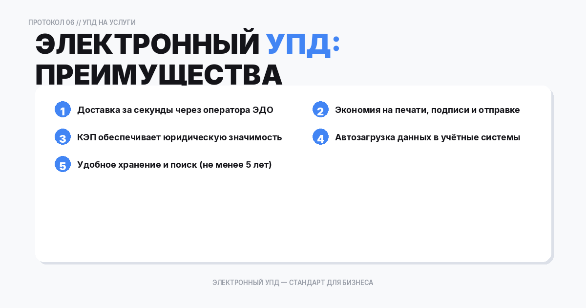 Электронный УПД