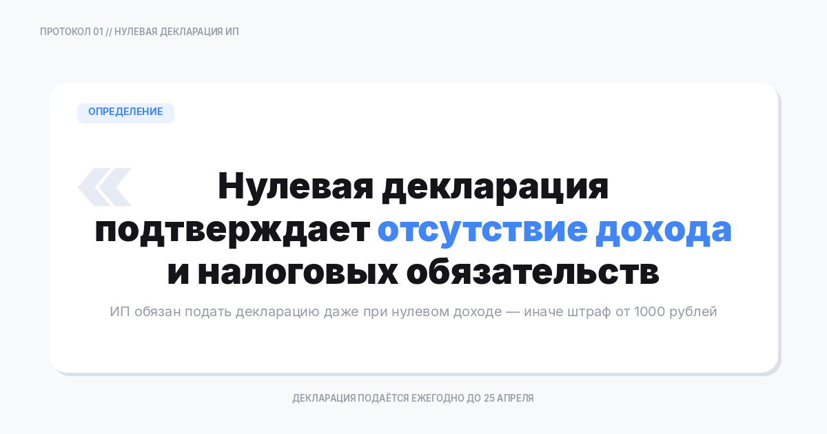 Значение нулевой