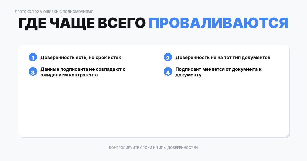 Ошибки с полномочиями